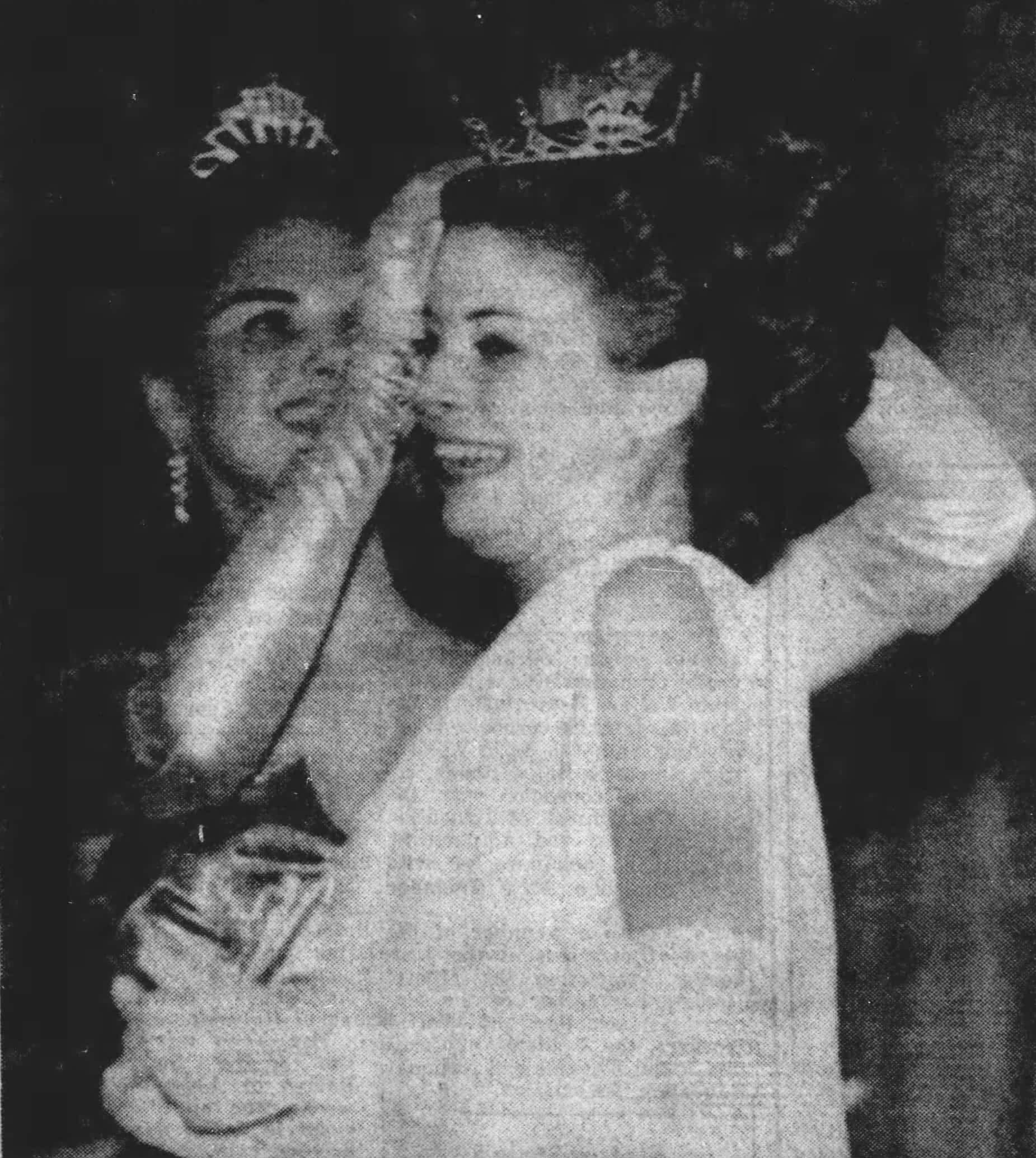 Kathy Hebert is crowned Miss Louisiana USA 1968