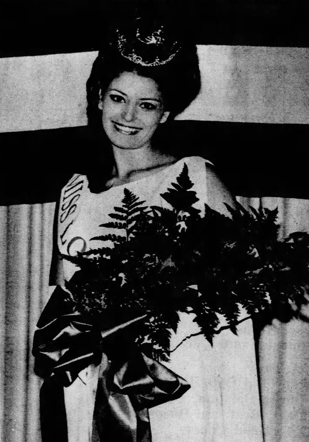 Kathy Hebert is crowned Miss Louisiana USA 1968