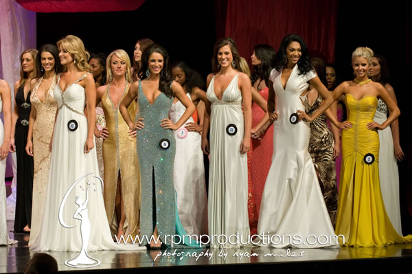 Top Five Finalists at Miss Louisiana USA 2009