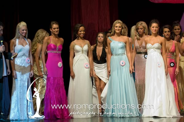 Top Five Finalists at Miss Louisiana USA 2009
