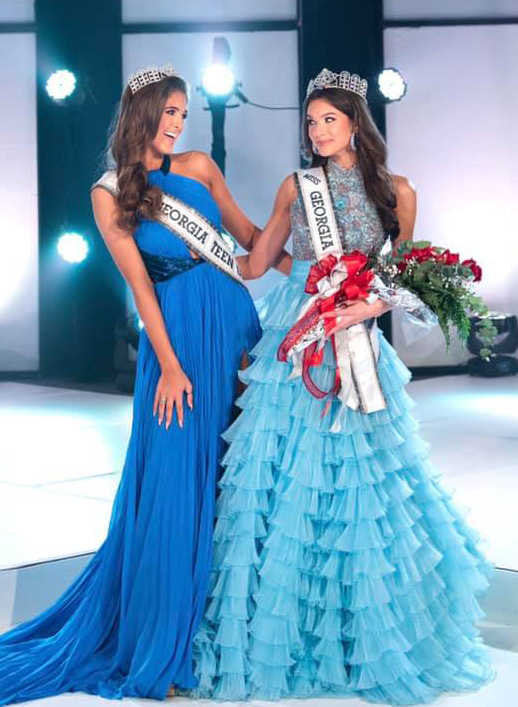Miss GA Teen USA 2020 Shayla Jackson and Miss GA Teen USA 2021 Elizabeth Greenberg