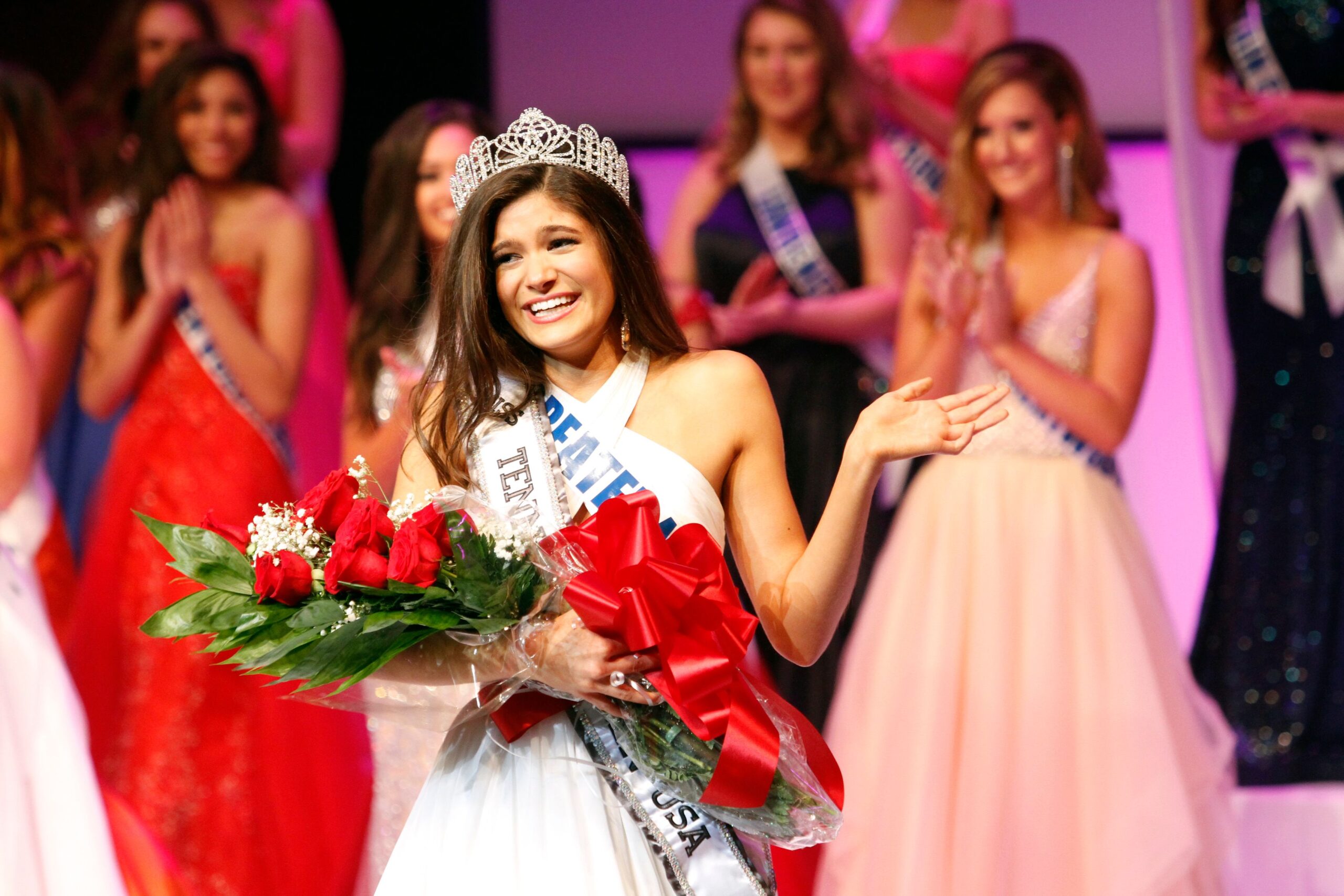 Bailey Guy takes her first walk as Miss Tennessee Teen USA 2019