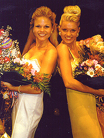 Heather Keckler and Agata Reda were runners-up at Miss Arizona USA 1999
