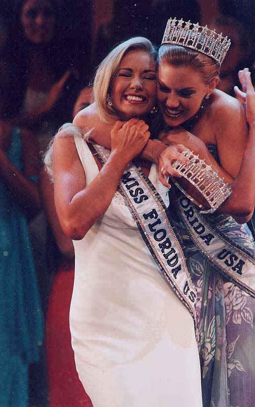 Carrie Ann Mewha is crowned Miss Florida USA 2003