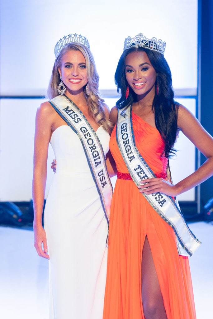 Miss Georgia USA 2022 Holly Haynes and Miss Georgia Teen USA 2022 Courtney Smith