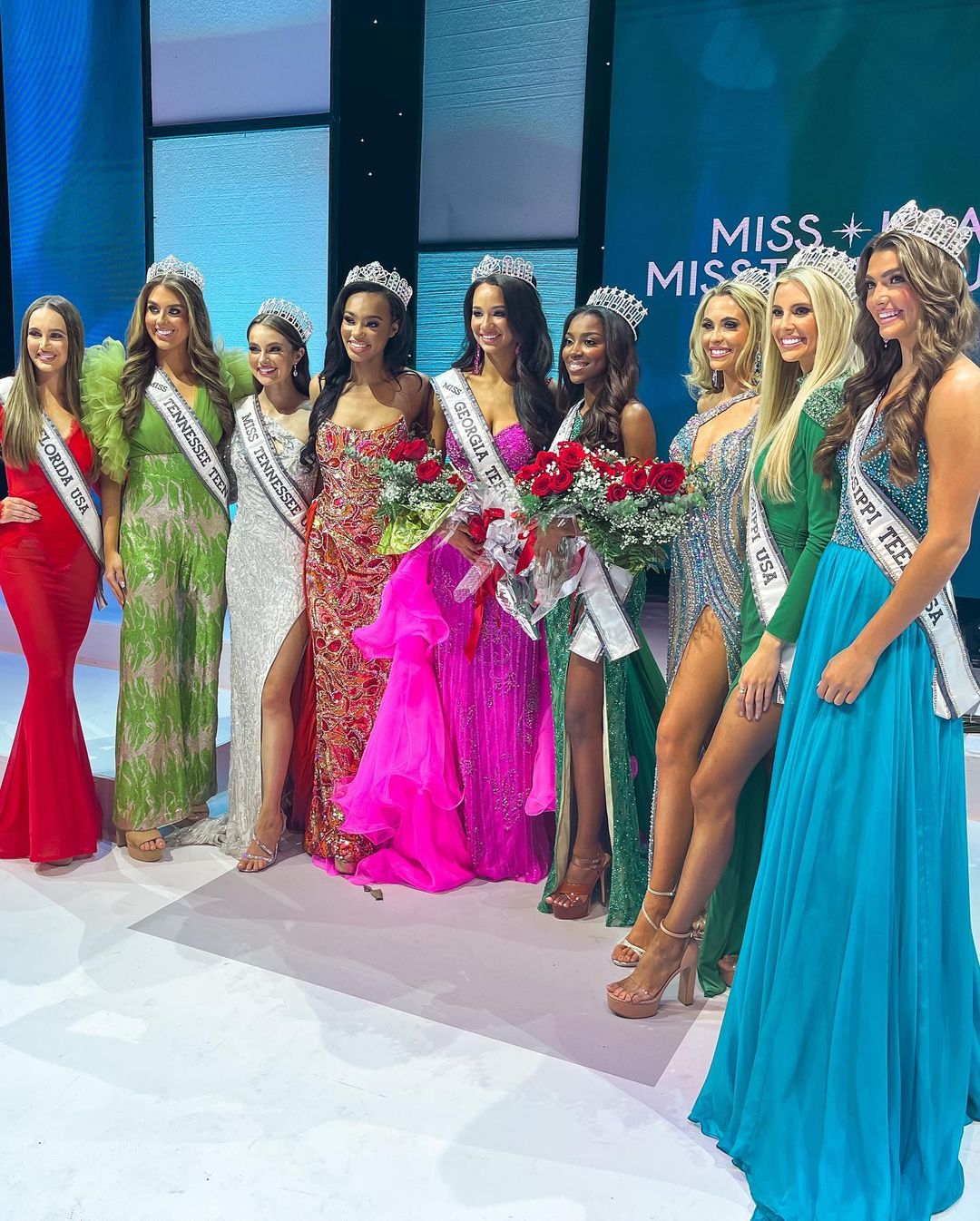 Greenwood Productions titleholders at Miss Georgia USA 2023