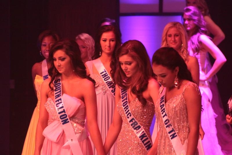 Alexandria Bingham, Emily Suttle and Sara Lynn Eaves are the final 3 at Miss TN Teen USA 2013
