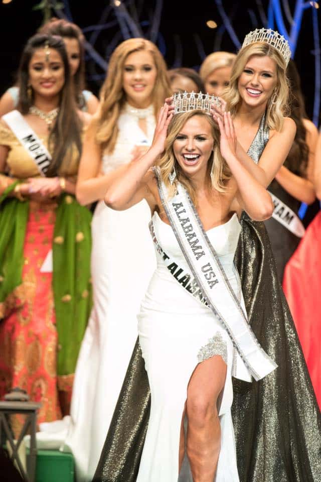 Hannah Brown is crowned Miss Alabama USA 2018