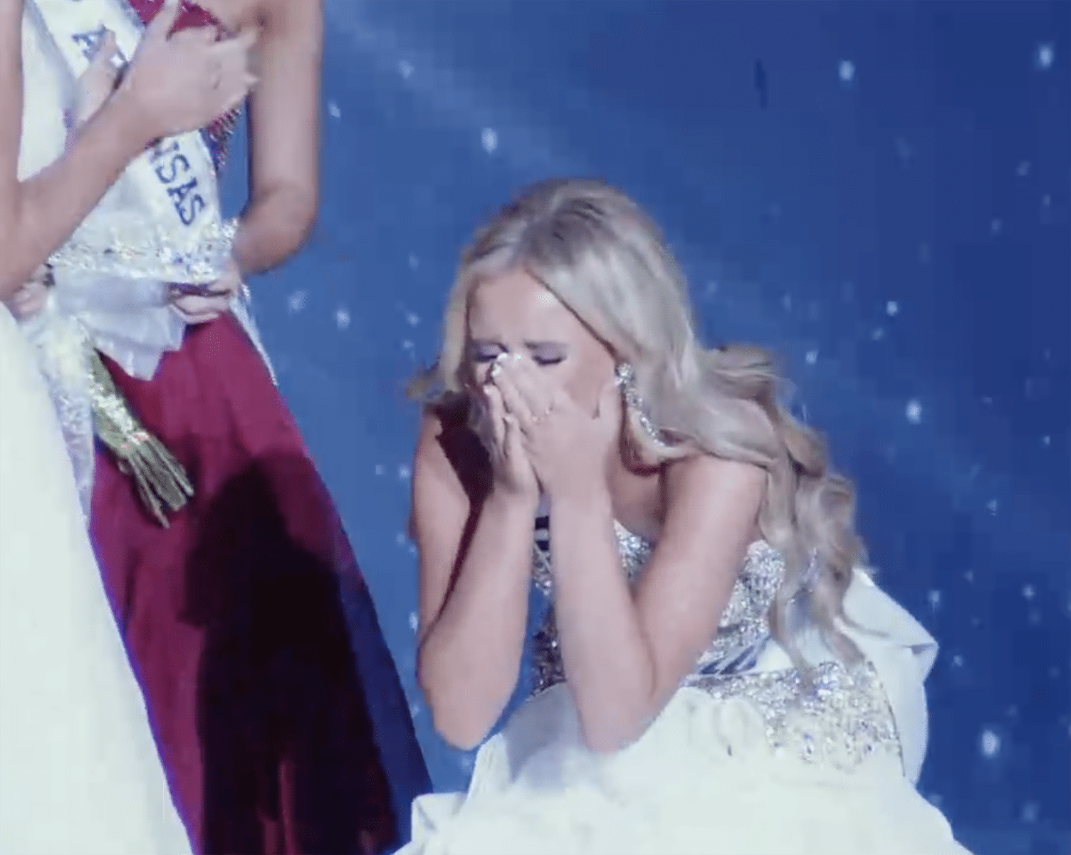 Mackenzie Scott reacts to winning Miss Arkansas Teen USA 2023