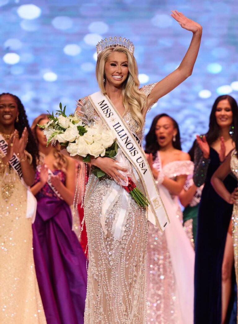 Vivica Lewandowski takes her first walk as Miss Illinois USA 2026
