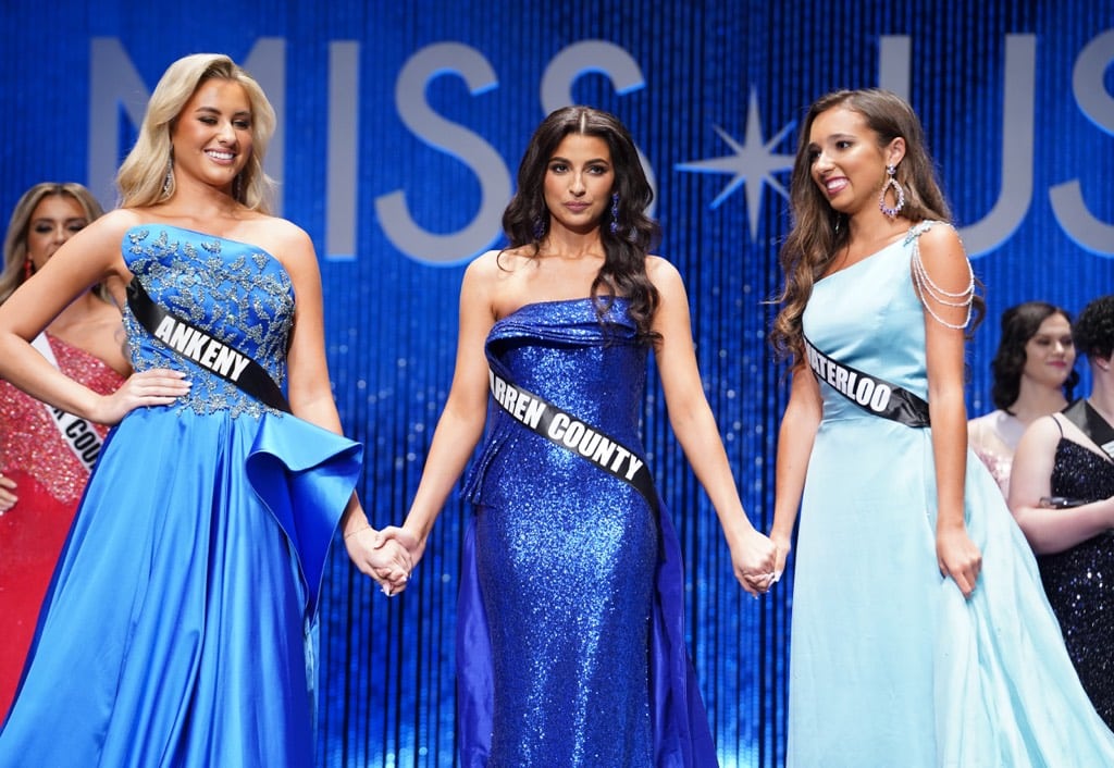 Madeline Erickson, Mackenzie Lorton and Sophia Fain are the top three at Miss Iowa Teen USA 2023