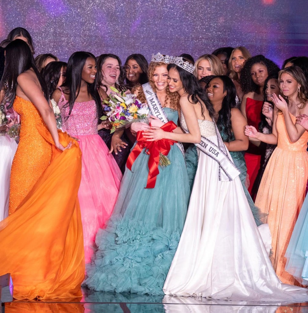 Madelyn Posey is congratulated after winning Miss Maryland Teen USA 2023