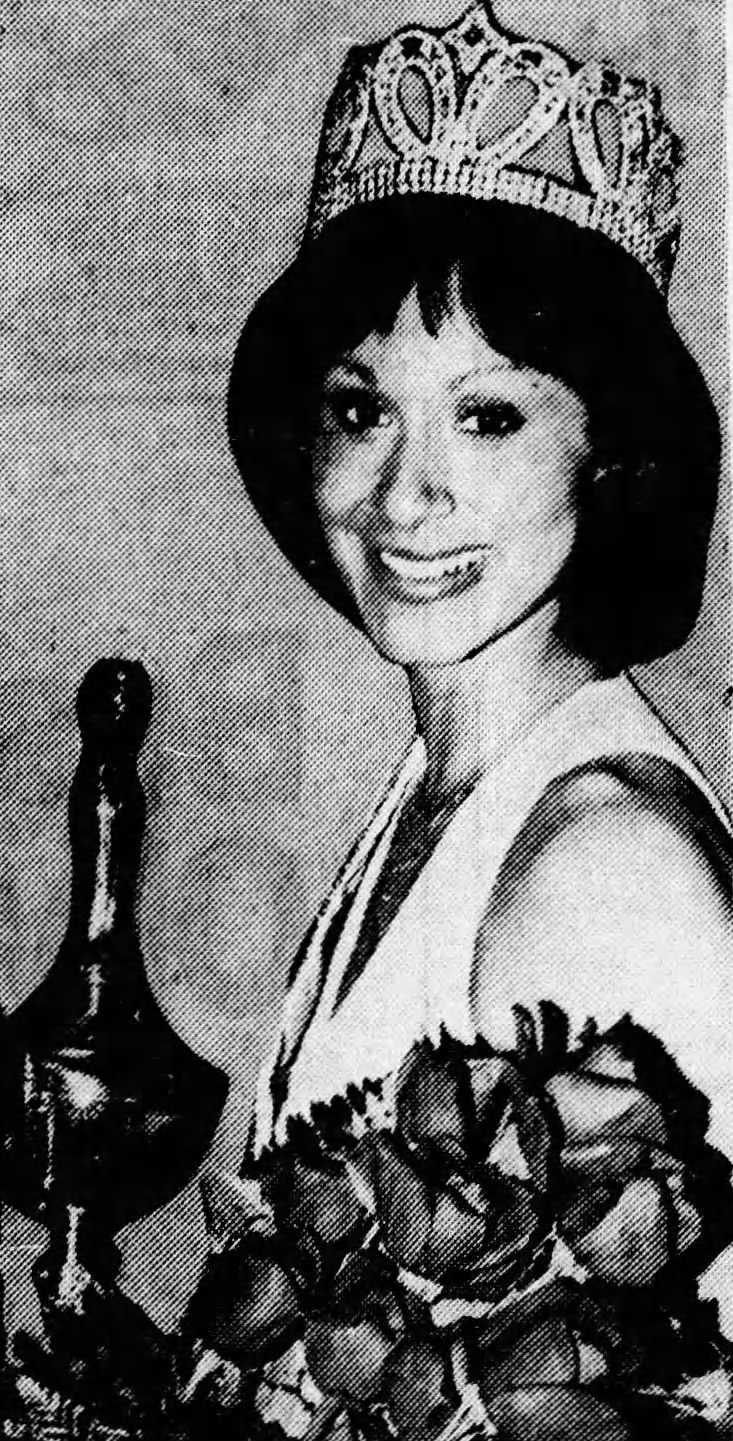 Judy Gregory is crowned Miss Massachusetts USA 1973