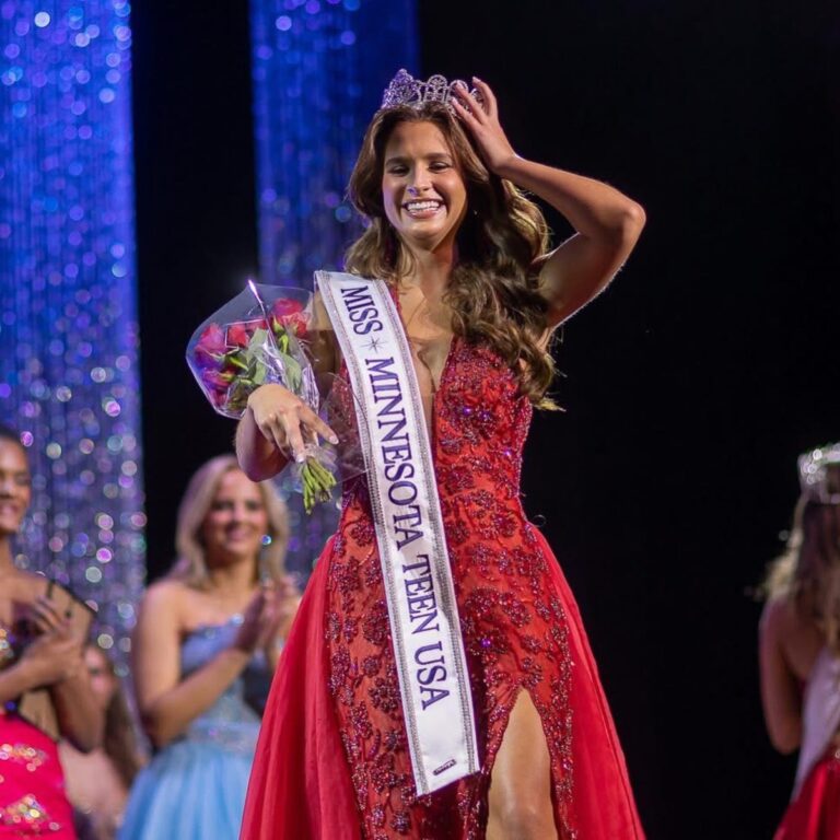 Mya Gierman takes her first walk as Miss Minnesota Teen USA 2026