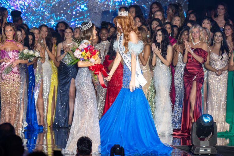 Christiana DiNardo and Ginger Ragaishis take their first walk as Miss New York USA and Teen USA 2025