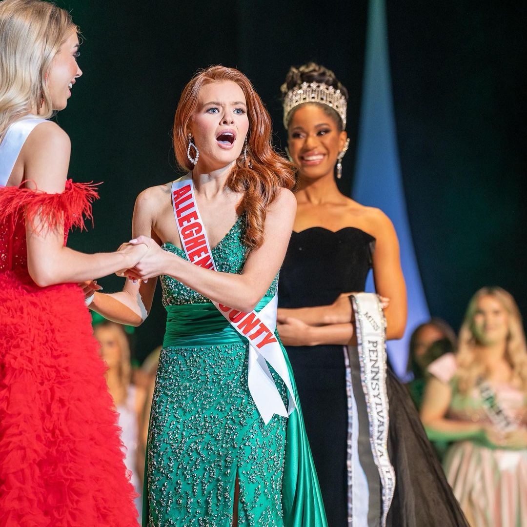 Maggie Ross reacts to winning Miss Pennsylvania Teen USA 2023