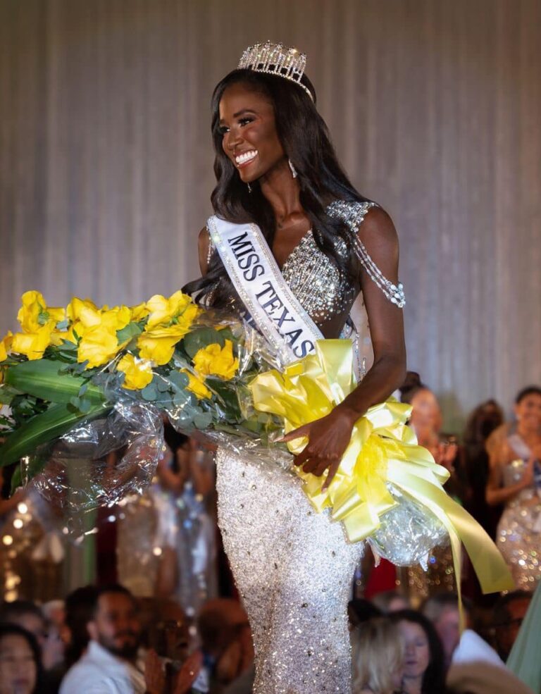 Aarieanna Ware takes her first walk as Miss Texas USA 2024