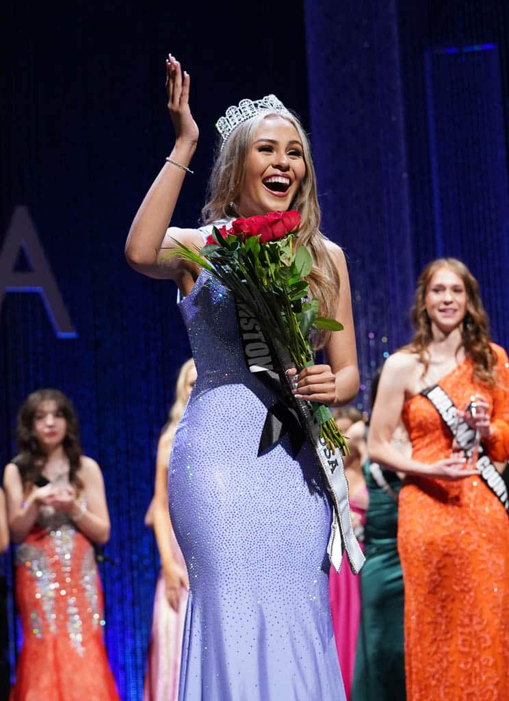 Victoria Salas takes her first walk as Miss Wyoming Teen USA 2023